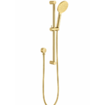BRUSHED GOLD shower Hand With Rail