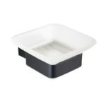 Square Soap Holder Matte Black