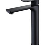 High Matte Black Basin Mixer