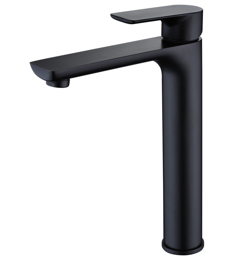 Renovation and flooring installation project in Melbourne. High Matte Black Basin Mixer - Image 1