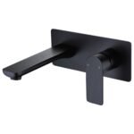 BATHWALL MIXER MATTE BLACK