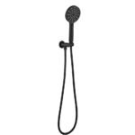 MATTTE BLACK ROUND SHOWER HAND