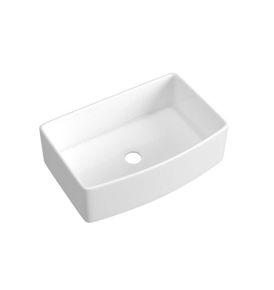 Renovation and flooring installation project in Melbourne. FARMHOUSE CERAMIC SINGLE BOWL KITCHEN SINK - Image 1