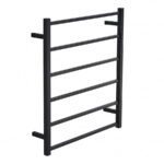 Ladder Towel Rail Square Matte Black