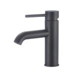 Matte Black Basin Mixer Round