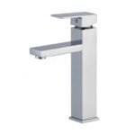 Chrome High Basin Mixer Square