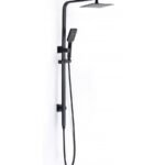 ROSE matte black shower set