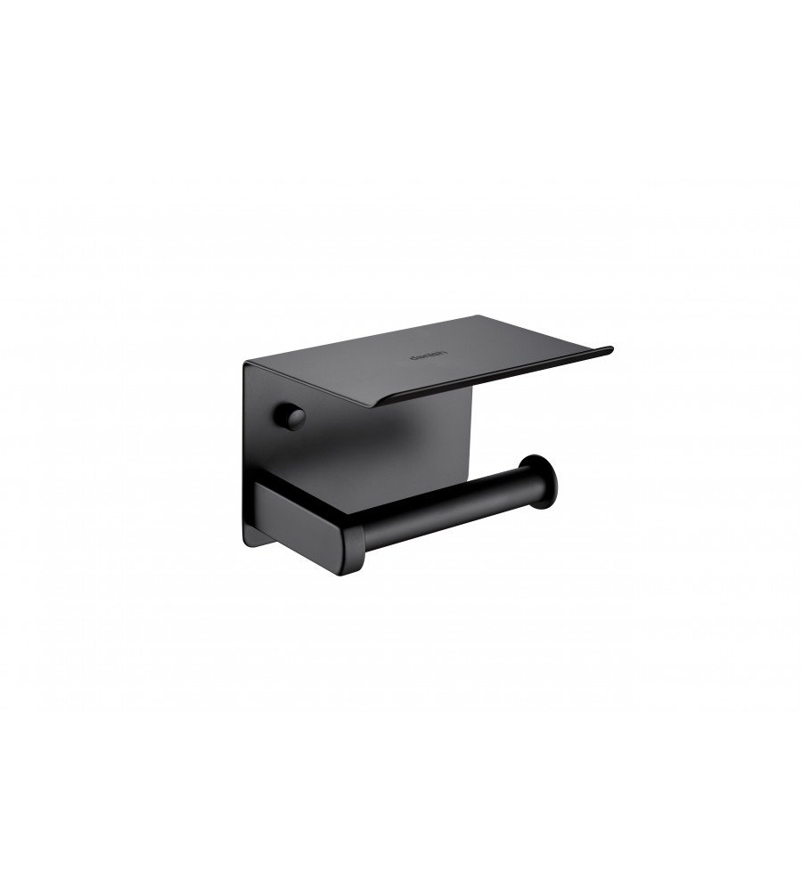 Renovation and flooring installation project in Melbourne. Matte Black Toilet roll Holder - Image 1