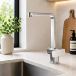 Brushed Nickel Kitchen Mixer | Brass | AHF
