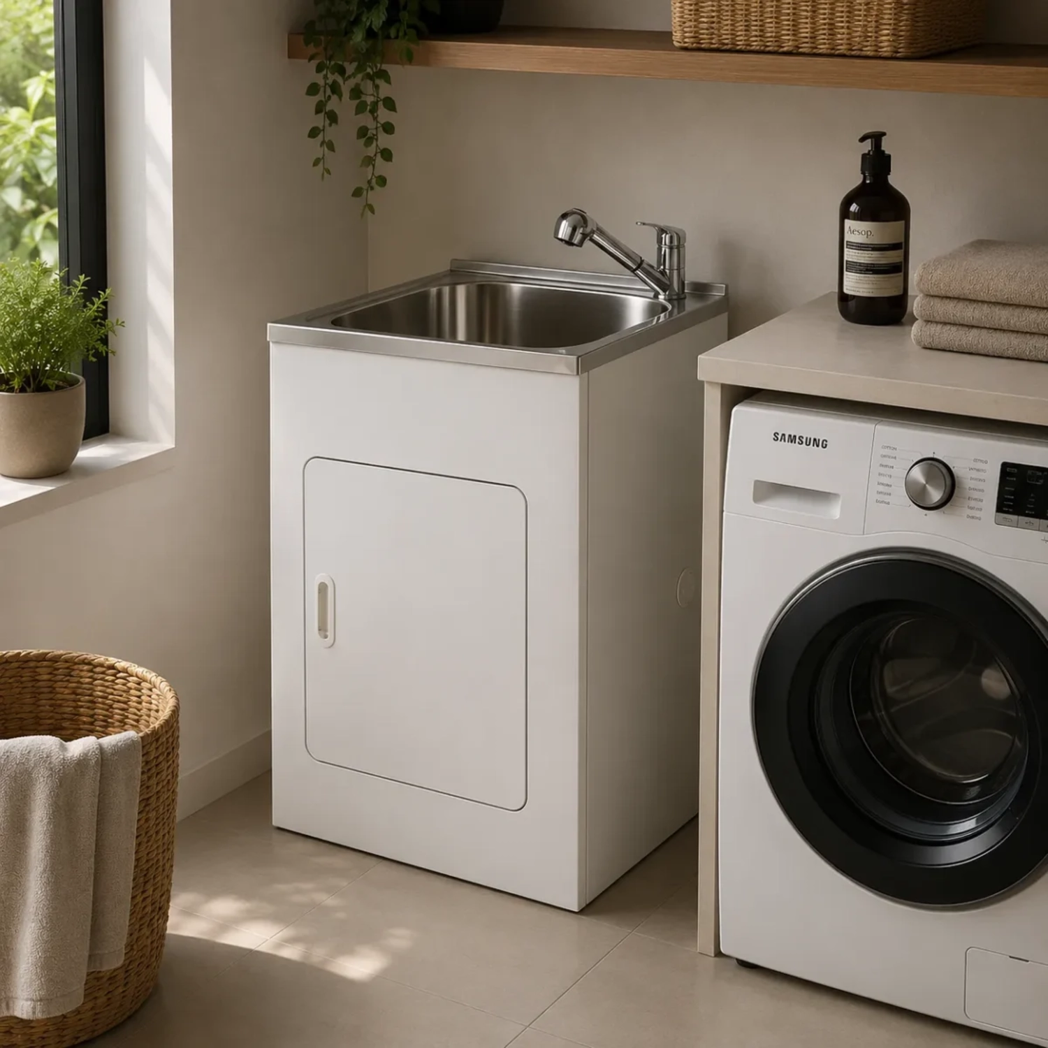 Laundry Cabinet | 555x455x870mm | AHF - Image 1