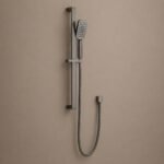Gunmetal Shower Hand With Rail | Brass | AHF