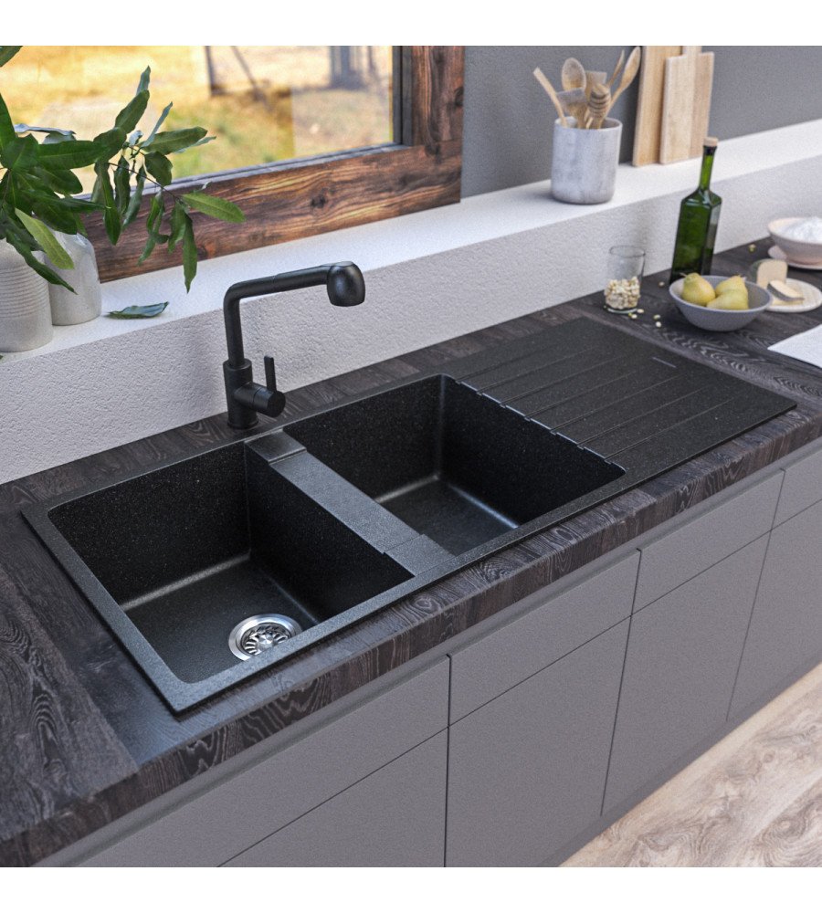 Renovation and flooring installation project in Melbourne. Granite Kitchen Sink - Image 1