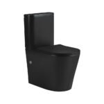 Tornado Silent Flush Matte Black Two Piece Toilet