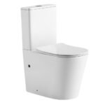 Tornado, Rimless NANO GLAZE Two Piece Toilet
