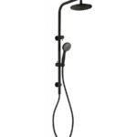CALATHIA Round Shower Set Matte Black