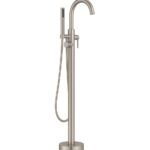 BRUSHED NICKEL Free Standing Bath Mixer