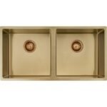 Handmade Kitchen Sink Brushed Gold
