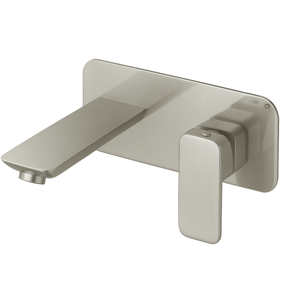 hd4003bn-brushed-nickel-bathwall-mixer_98 BRUSHED NICKEL BATHWALL MIXER - Image 1