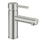 BRUSHED NICKEL Round Basin Mixer