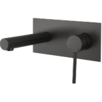 GUNMETAL Round Bathwall Mixer