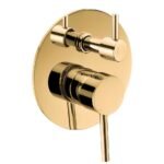 BRUSHED GOLD Shower Mixer With Diverter
