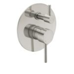 BRUSHED NICKEL Shower Mixer With Diverter