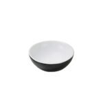 Counter top Ceramic Basin Gloss White, Matte Black