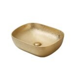 Countertop Basin With Rough Gilding