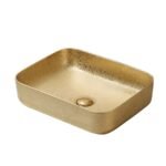 Countertop Basin With Rough Gilding