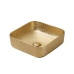 Countertop Basin With Rough Gilding