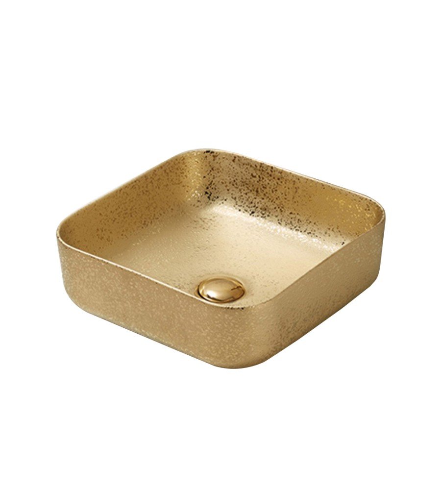 Renovation and flooring installation project in Melbourne. Countertop Basin With Rough Gilding - Image 1