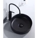 Black Top Counter Ceramic Basin