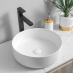 Counter Top MATTE WHITE Ceramic Basin