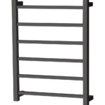 SQUARE Heated Towel Rail GUNMETAL