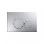 Round Chrome In-Wall Cistern Button