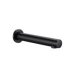 Round Matte Black Bath Spout