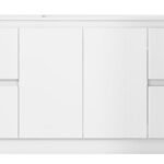 1200A-DB ALORA Free standing vanity DOUBLE BOWL