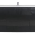 1500GB FLORA Freestanding Vanity Gloss Black