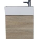 2160A-B Slimline Wall Hung Vanity Light Oak
