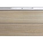 2162A-B Wood Colour Wall Hung Vanity