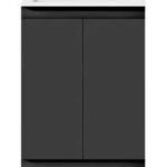 600GB FLORA Freestanding Vanity Gloss Black
