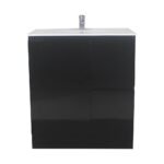 750GB FLORA Freestanding Vanity Gloss Black