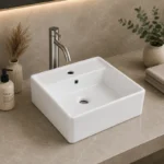 Countertop Ceramic Basin | 415x415x150mm | AHF