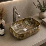 Countertop Basin Marble Ceramic | 560x420x145mm | AHF