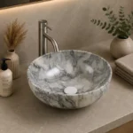 K2435-P86 Countertop Ceramic Basin | 400x400x135mm | AHF