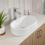 Gloss White Fluted Basin | 480x310x130mm | AHF