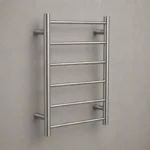 Round Heated Towel Rail Chrome | 650x500x110mm | AHF