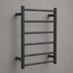 Round Heated Towel Rail Gunmetal | 650x500x110mm | AHF