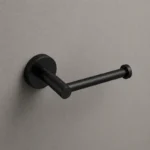 Toilet Roll Holder | Matte Black Brass | AHF