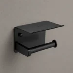 Matte Black Toilet Roll Holder | 304 Stainless Steel | AHF